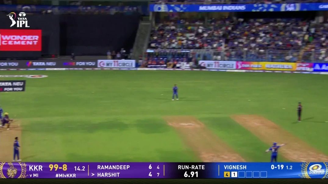 ⁣IPL 2025 Highlights Match 12 | MI vs KKR