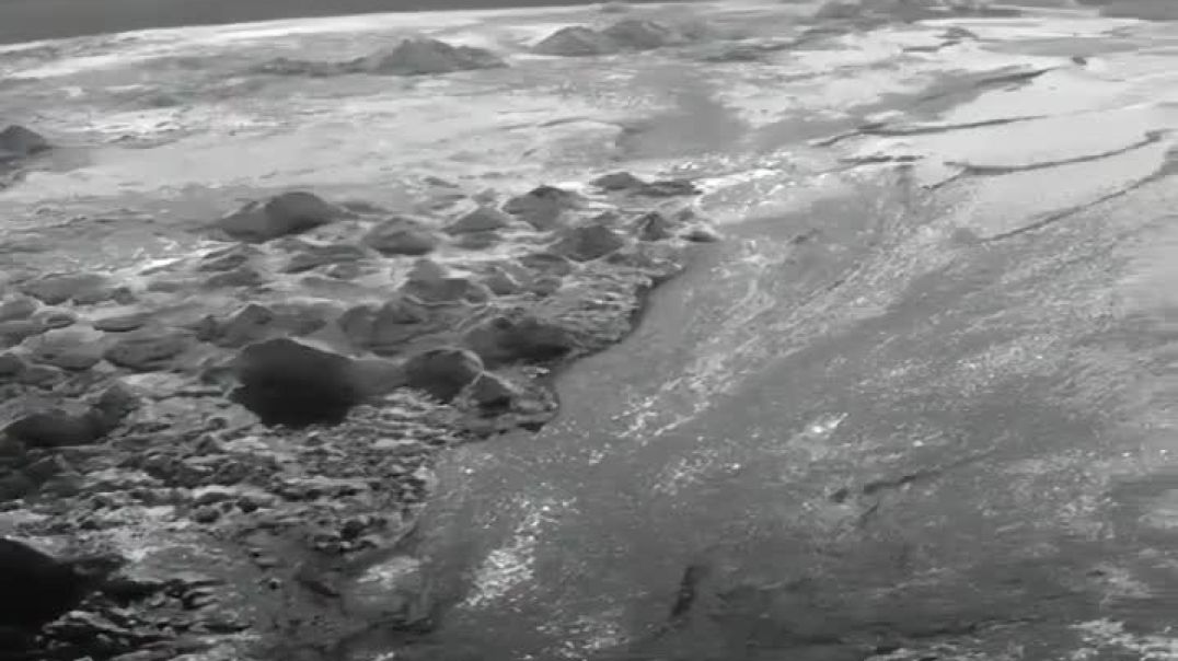 ⁣Pluto’s icy Mountains Video | Took 9 Years To Get This Shot
