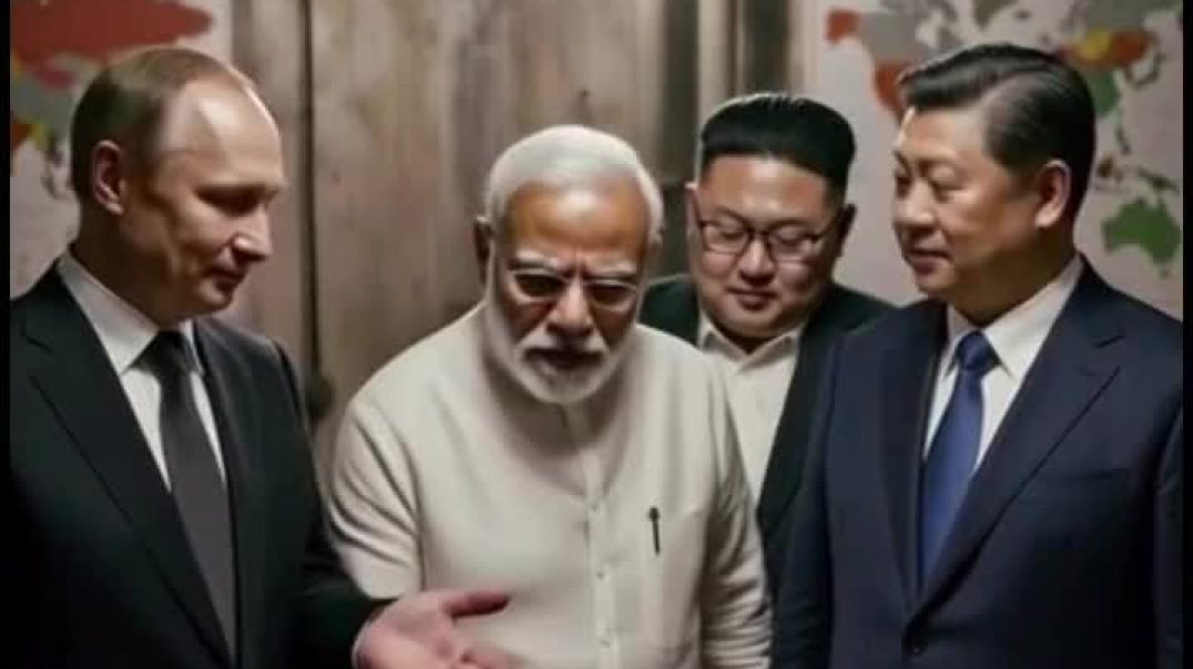 ⁣Putin Kim Jong and Modi  Funny Video