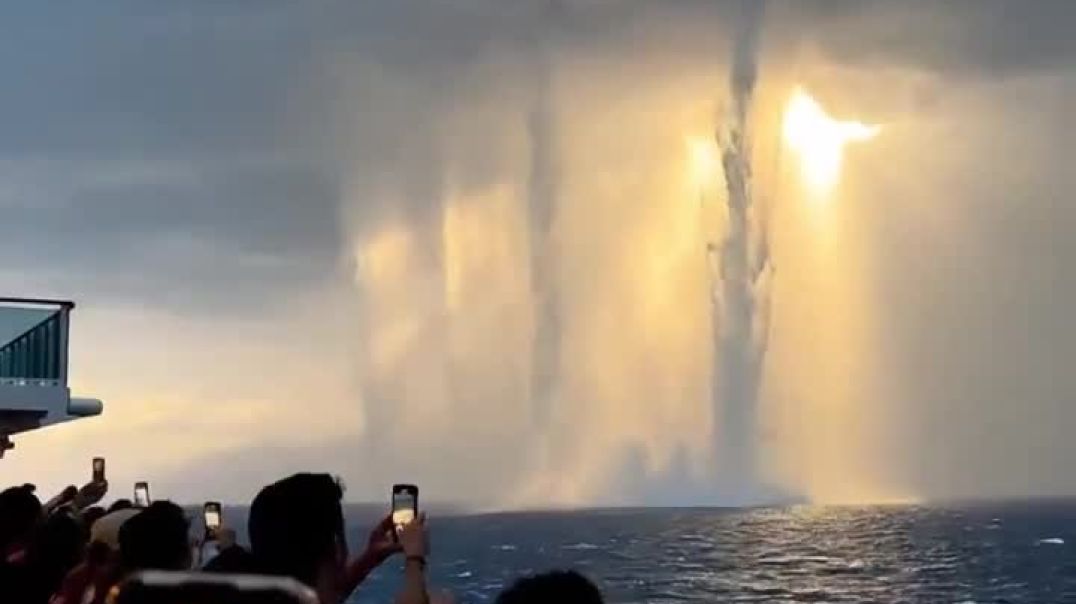 Rare Weather Phenomenon | ⁣What Happens When the Sky Splits Open at the Sea