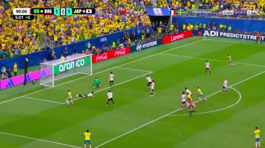 GABRIEL MARTINELLI Has Won It in The 95TH Minute For Brazil